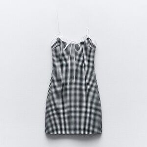 NWT Zara Gingham Mini Dress 3152/329